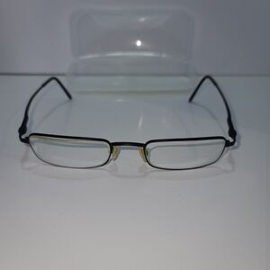 Randolph Engineering RE Italy Elite Eyeglass 52-21-140 Black‎ Metal Frame Only